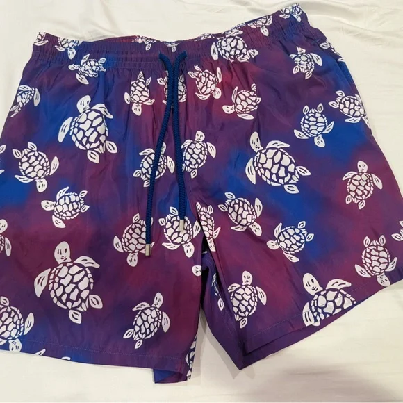 Vilebrequin Collector Edition Purple and White Shorts - Picture 2 of 4